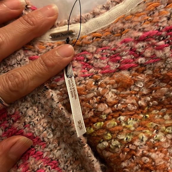 Free People Forever Fairisle Dress / Strawberry Combo - Picture 5 of 7